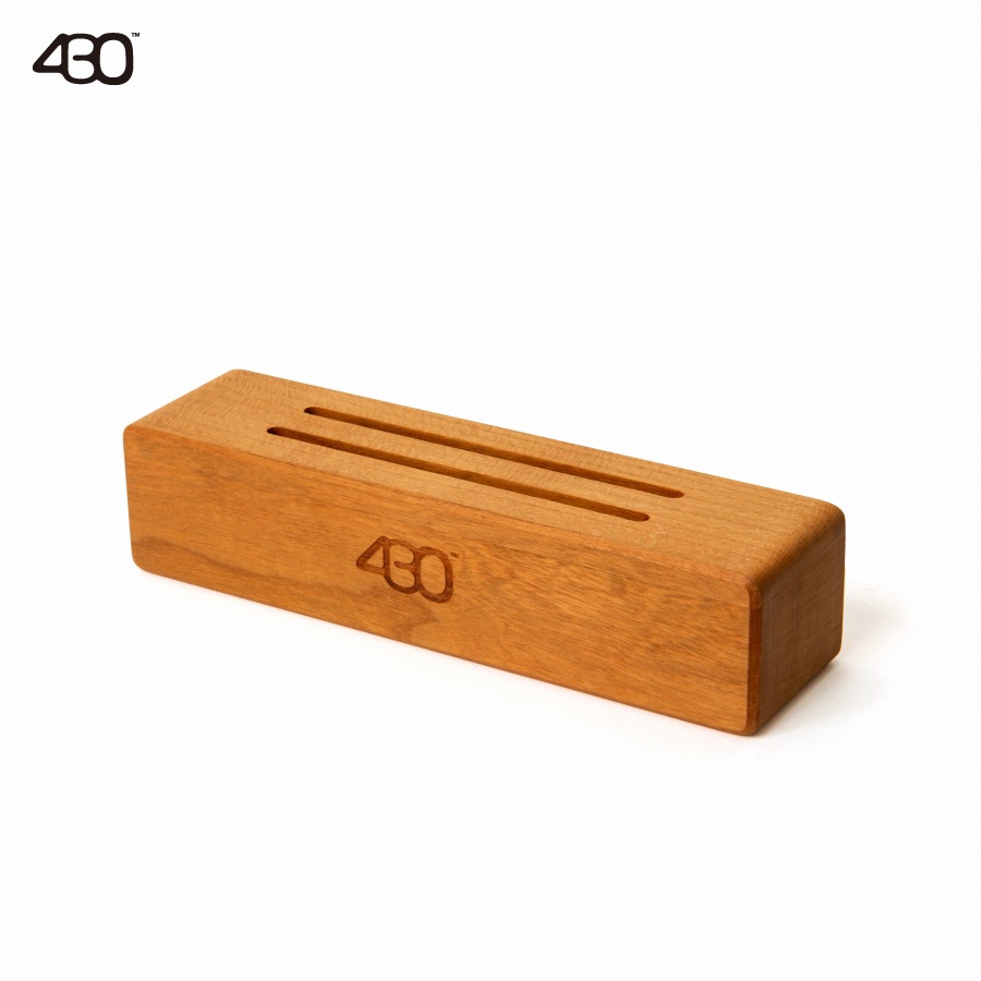 430 : WOODEN SHORT INCENSE HOLDER