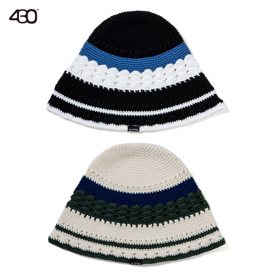 430 : KNIT LINE HAT