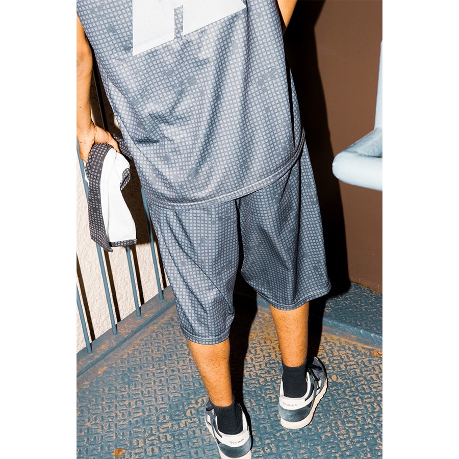 HAIGHT : NIGHT CAMO MESH SHORTS