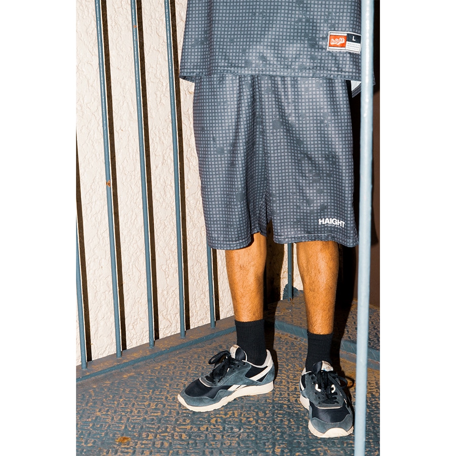 HAIGHT : NIGHT CAMO MESH SHORTS