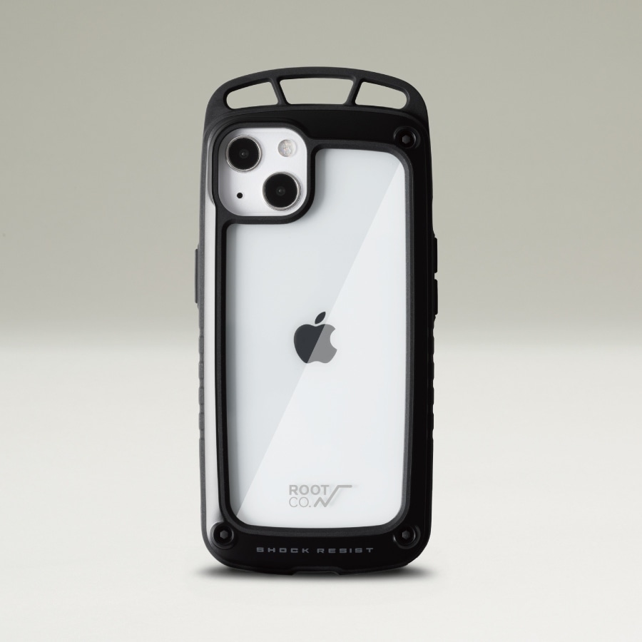 ROOT CO. : [iPhone 13専用] GRAVITY Shock Resist Case Elk. (BLACK)