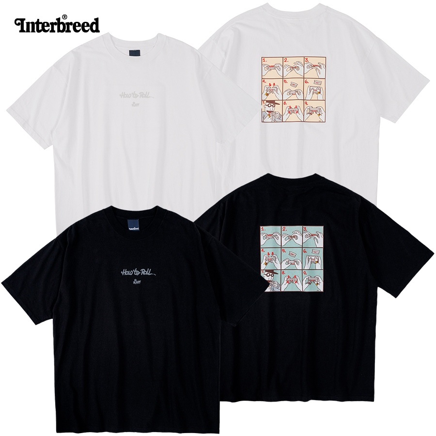 INTERBREED : RAW x INTERBREED “How to roll SS Tee” artwork by cleofus