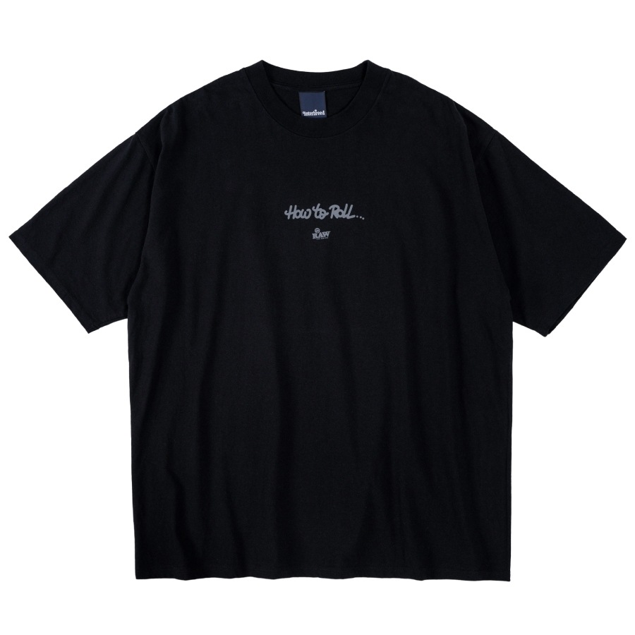 INTERBREED : RAW x INTERBREED “How to roll SS Tee” artwork by cleofus