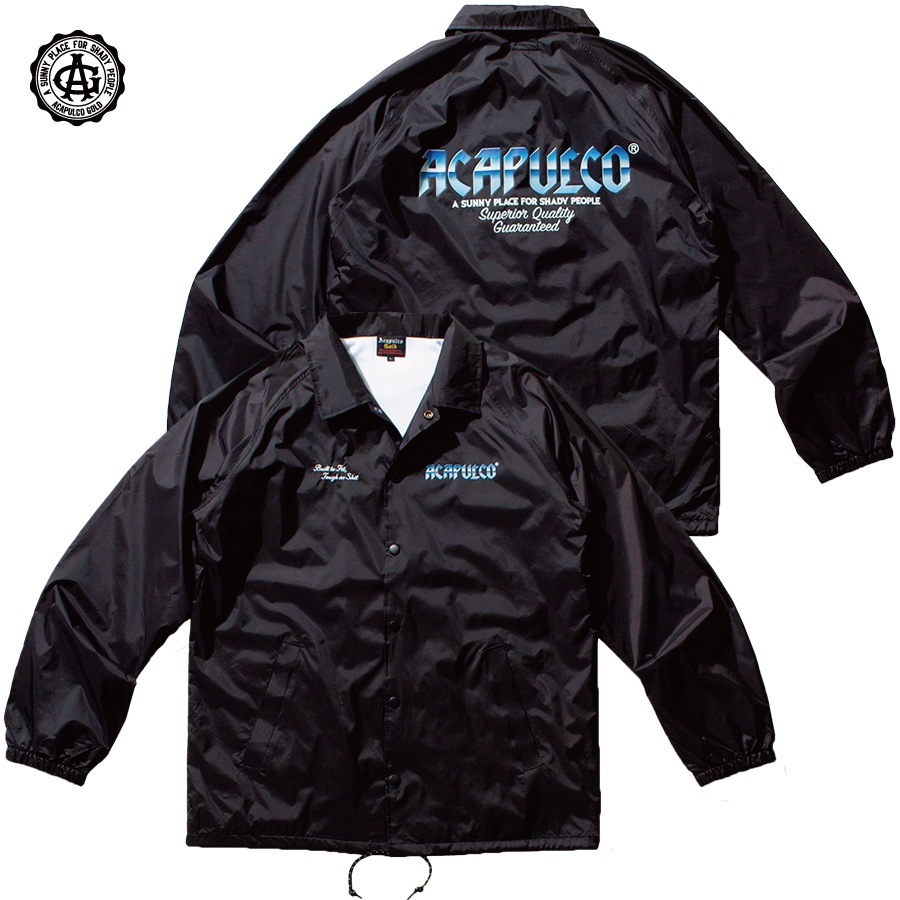 ACAPULCO GOLD : KNIGHT LOGO NYLON JACKET