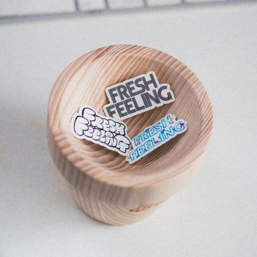 FRESH FEELING : POT INCENSE HOLDER / White Ash