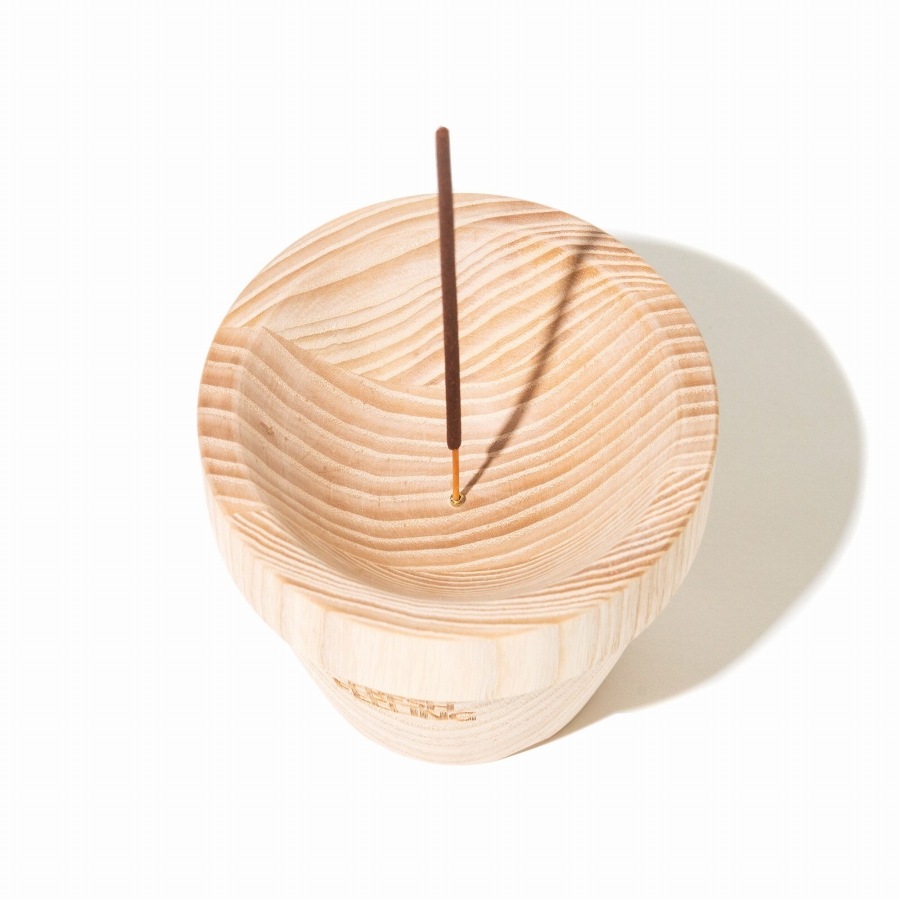 FRESH FEELING : POT INCENSE HOLDER / White Ash