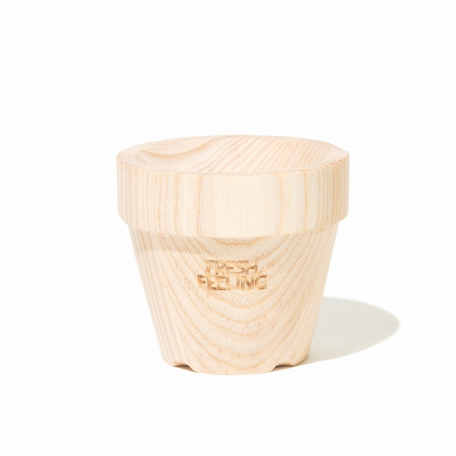 FRESH FEELING : POT INCENSE HOLDER / White Ash