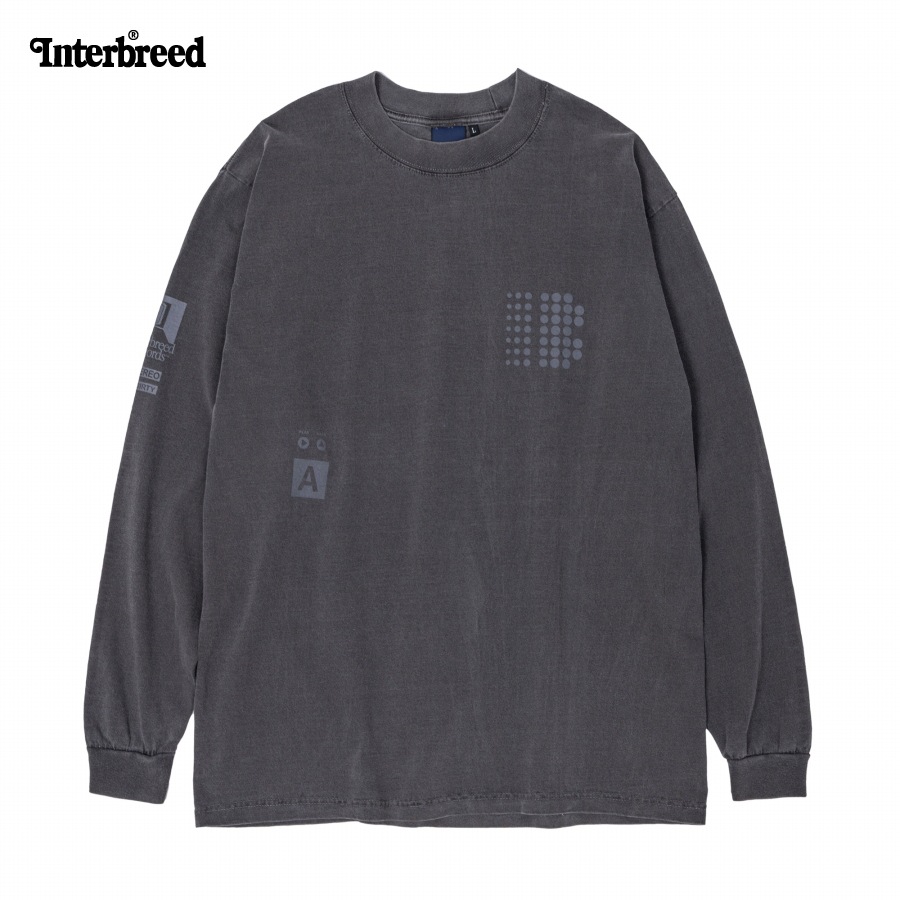 INTERBREED : IB Records Washed LS Tee