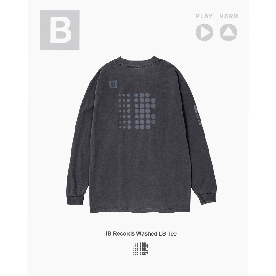 INTERBREED : IB Records Washed LS Tee
