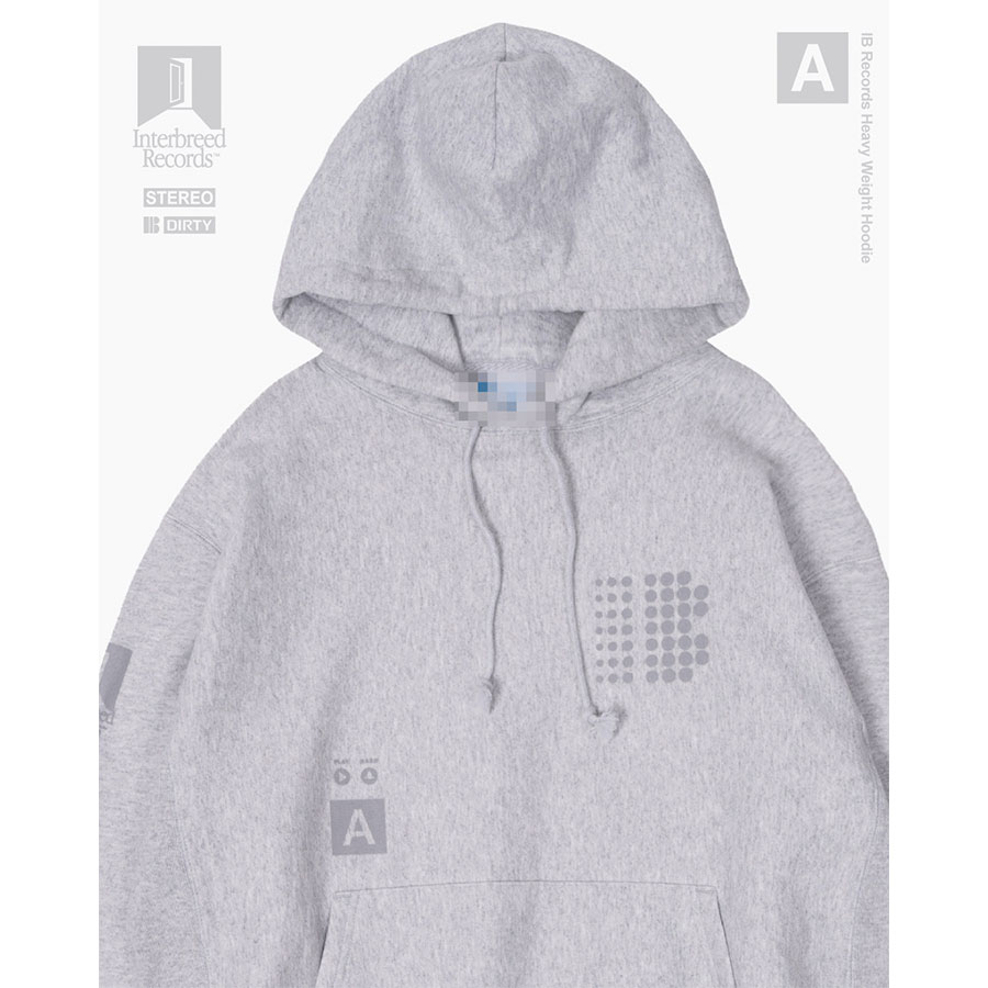 INTERBREED : IB Records Heavy Weight Hoodie