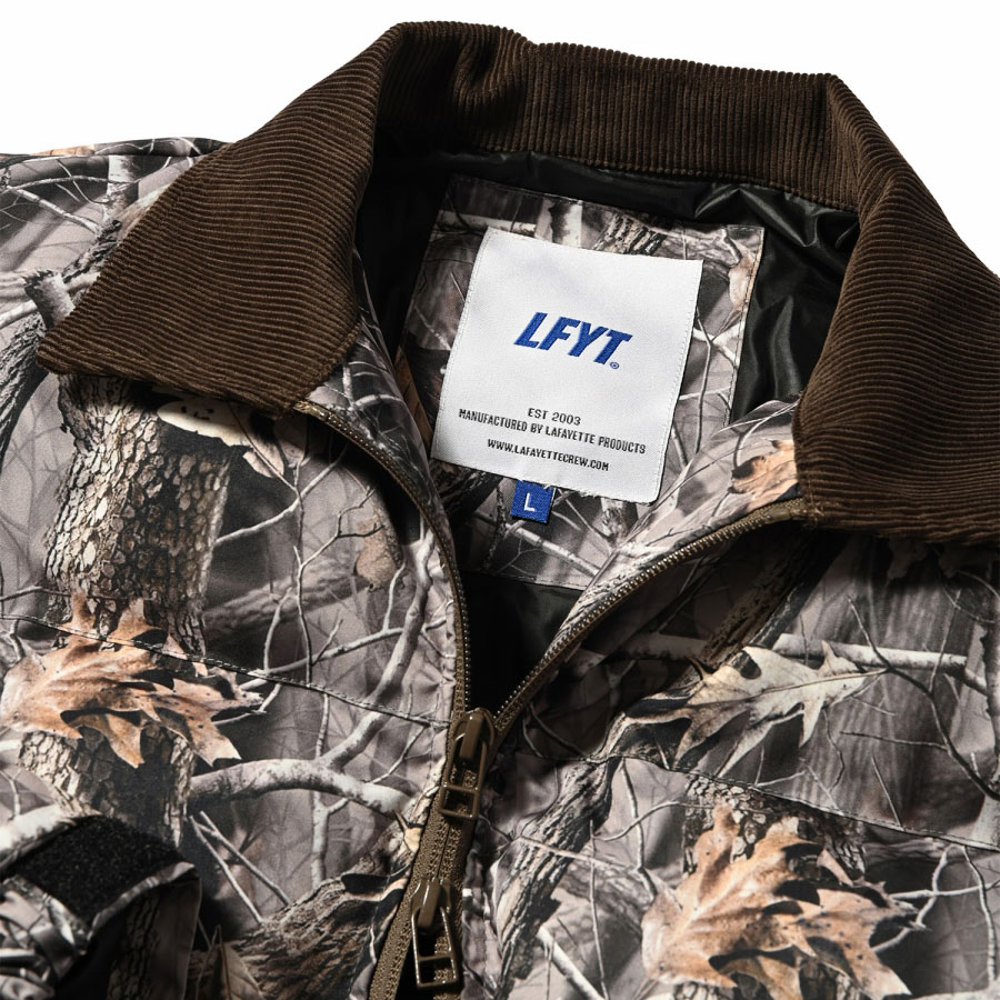 LFYT : CORDUROY COLLAR PUFFER JACKET