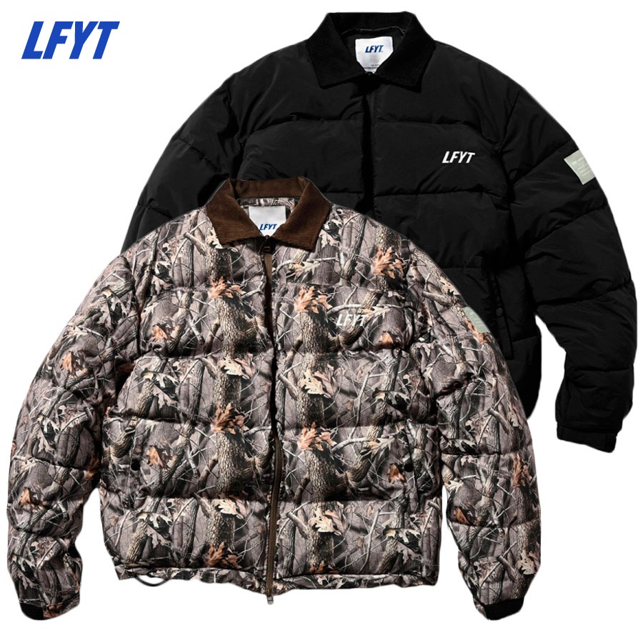 LFYT : CORDUROY COLLAR PUFFER JACKET
