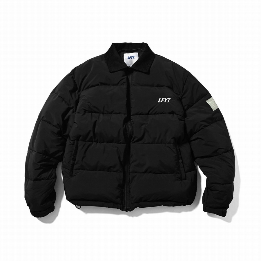 LFYT : CORDUROY COLLAR PUFFER JACKET