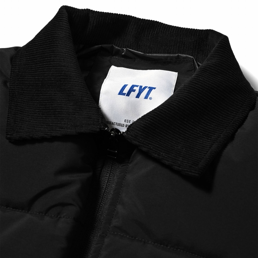 LFYT : CORDUROY COLLAR PUFFER JACKET