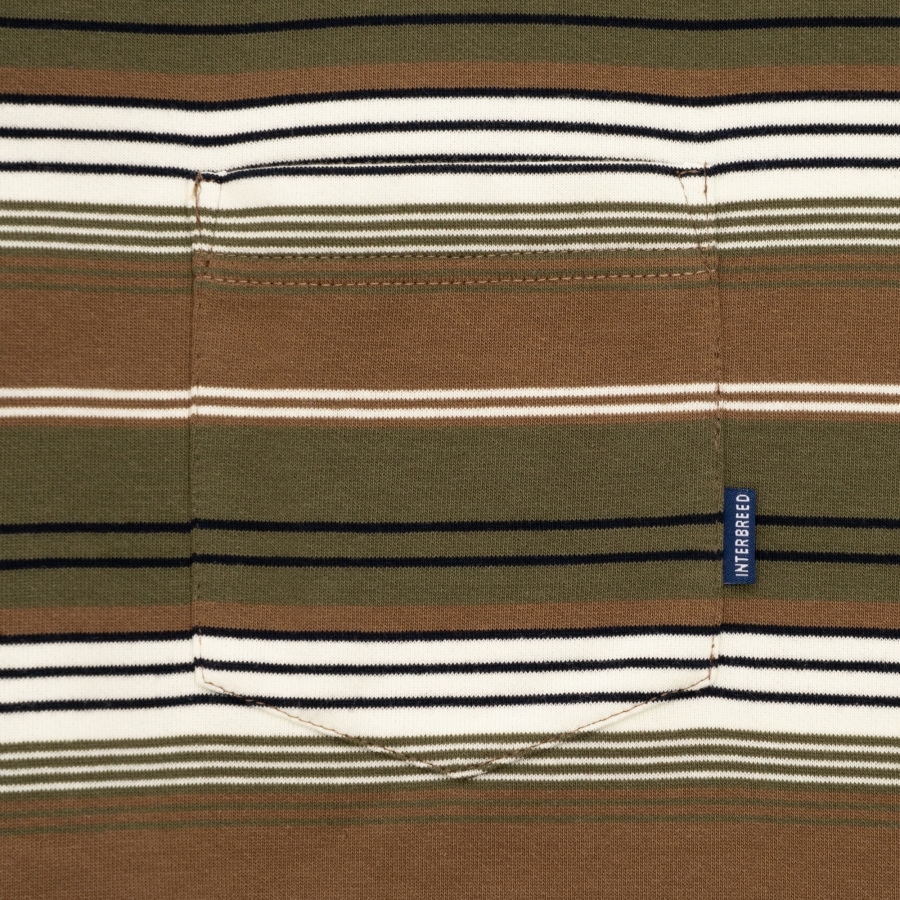 INTERBREED : French Terry Striped Tee