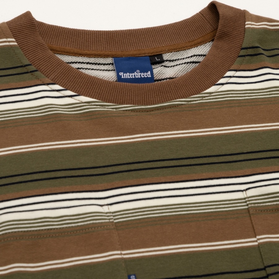 INTERBREED : French Terry Striped Tee