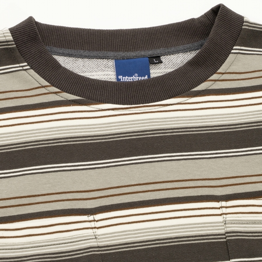 INTERBREED : French Terry Striped Tee