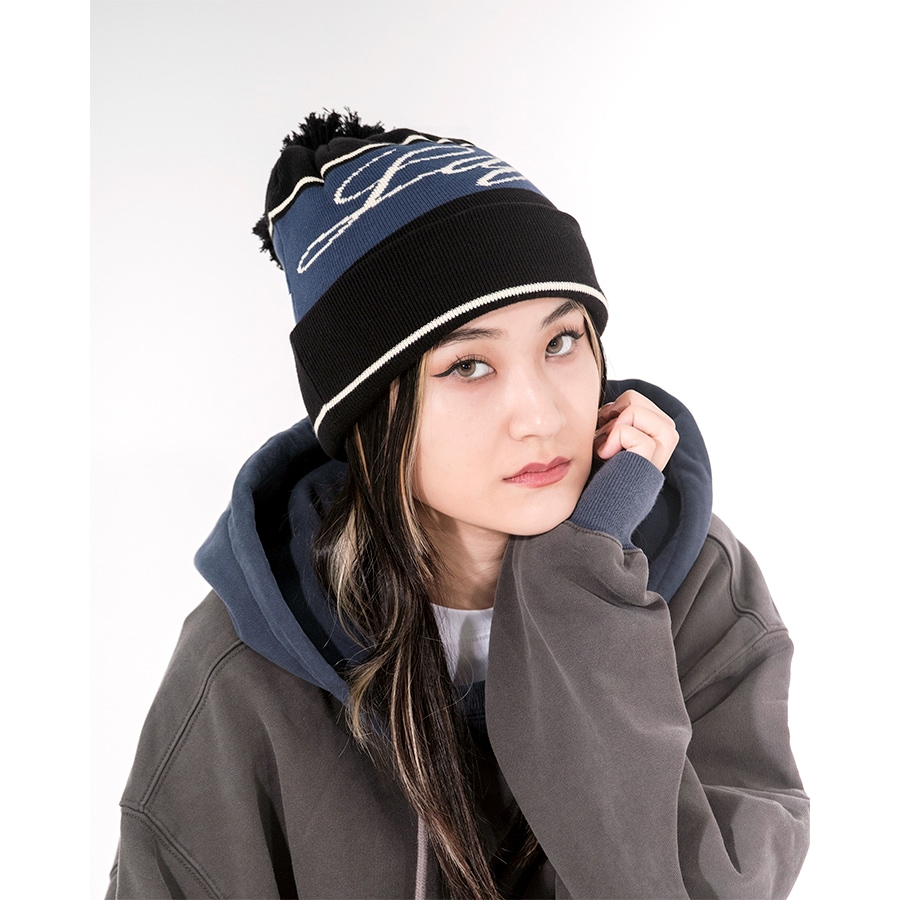 LFYT : PLAYFIELD POM KNIT CAP
