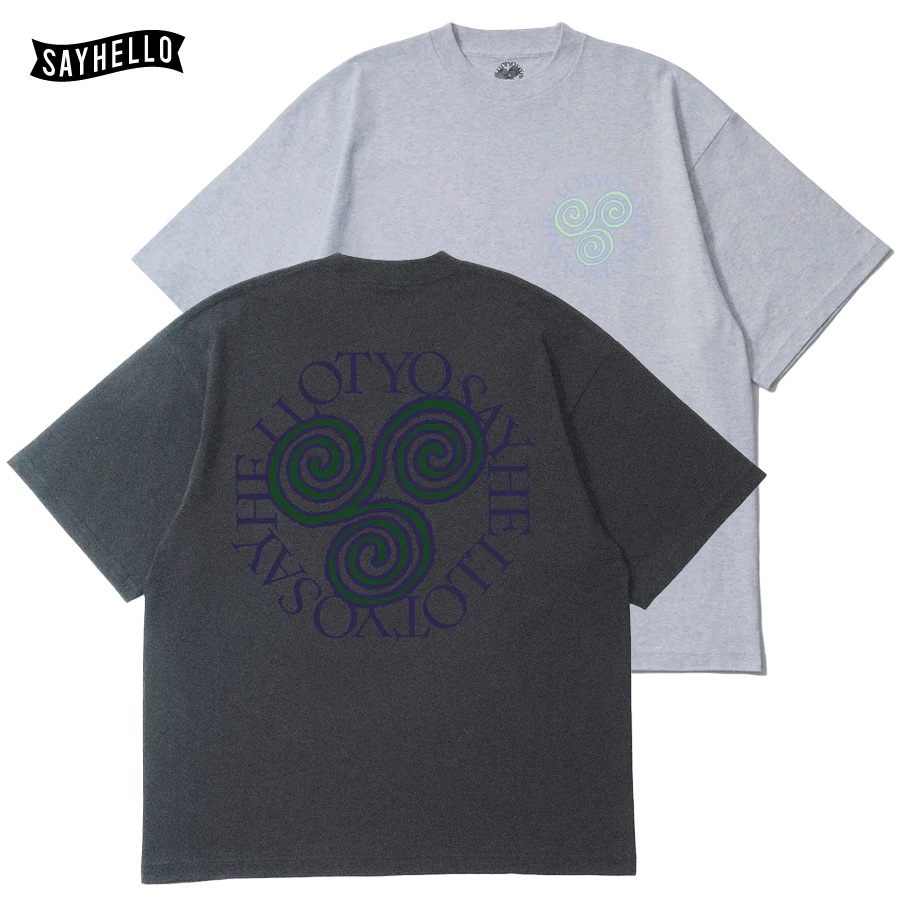 SAYHELLO : Pigment Slap Logo Tee