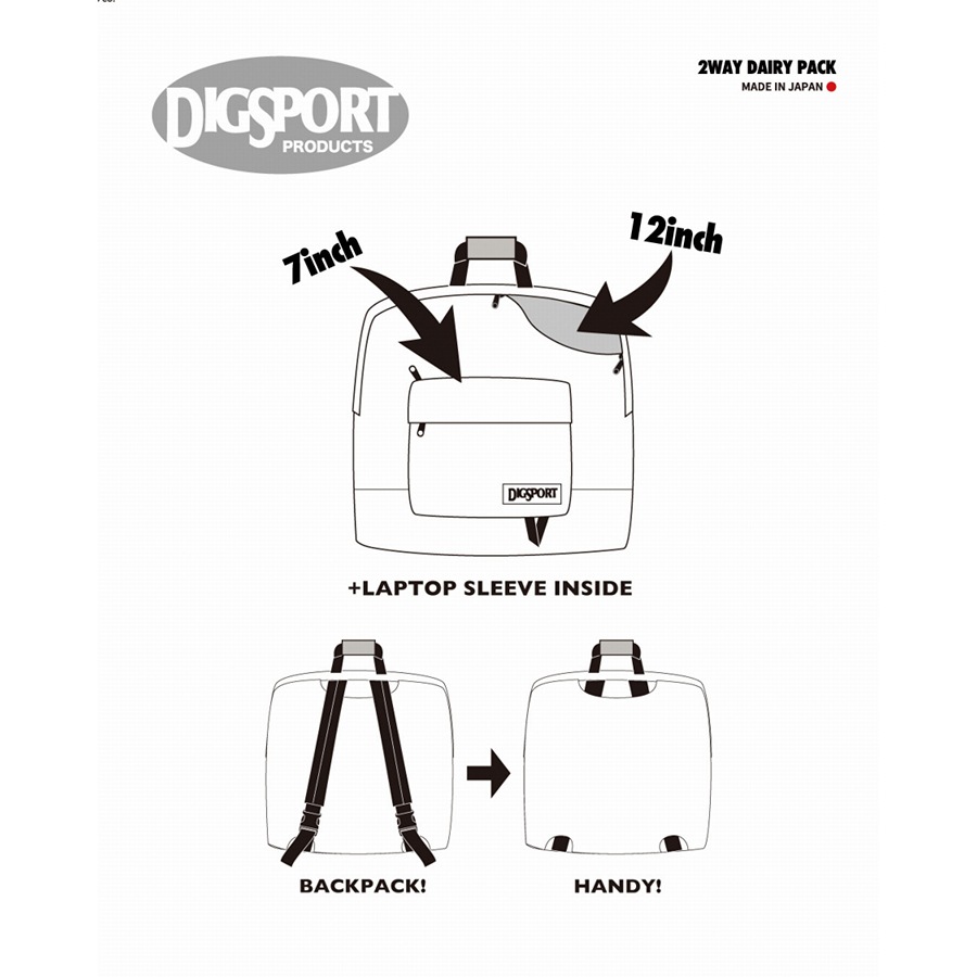 INTERBREED : DIGSPORT 2Way Daily Pack
