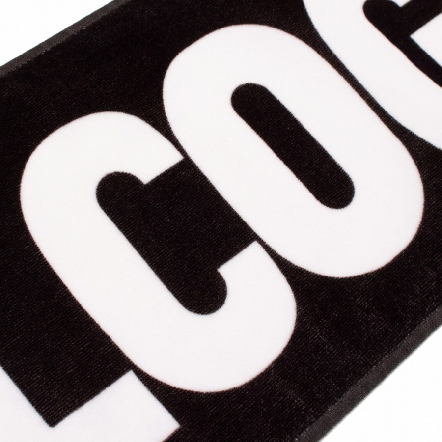 ACAPULCO GOLD : BLACK LABEL LOGO SCARF TOWEL