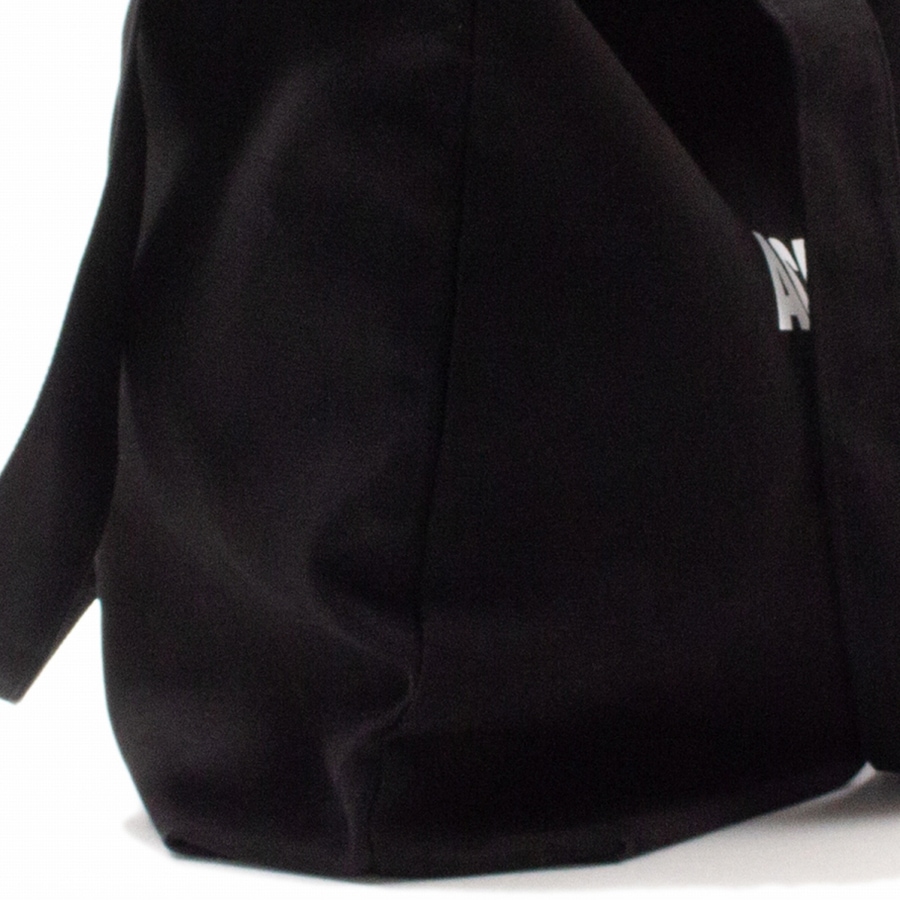 ACAPULCO GOLD : BLACK LABEL LOGO CANVAS TOTE BAG