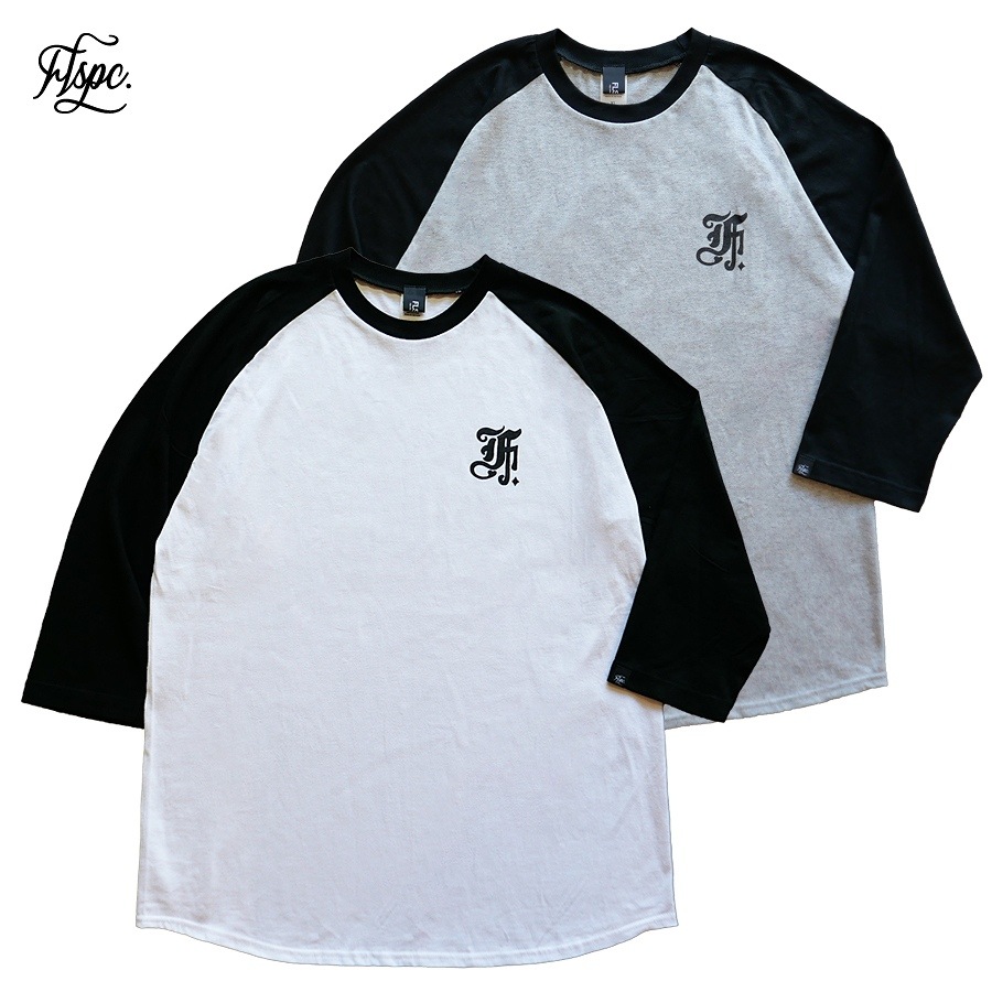 FLSPC. : 3/4 SLEEVE RAGLAN TEE 