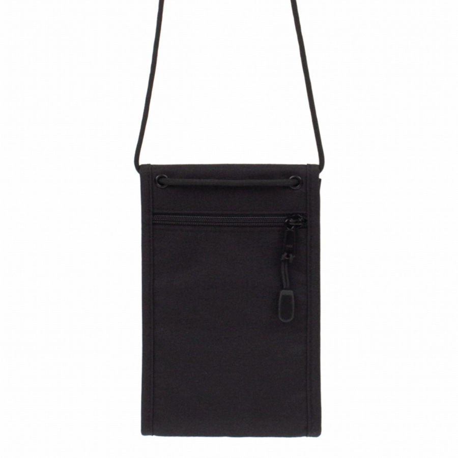 ACAPULCO GOLD : BLACK LABEL LOGO RECYCLED PHONE BAG