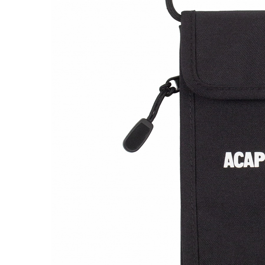 ACAPULCO GOLD : BLACK LABEL LOGO RECYCLED PHONE BAG