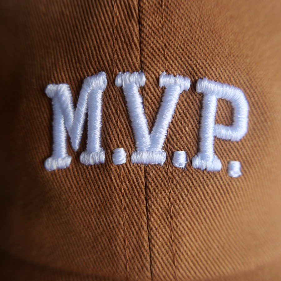 M.V.P. : Embroidery M.V.P. Logo 6P Dad Cap