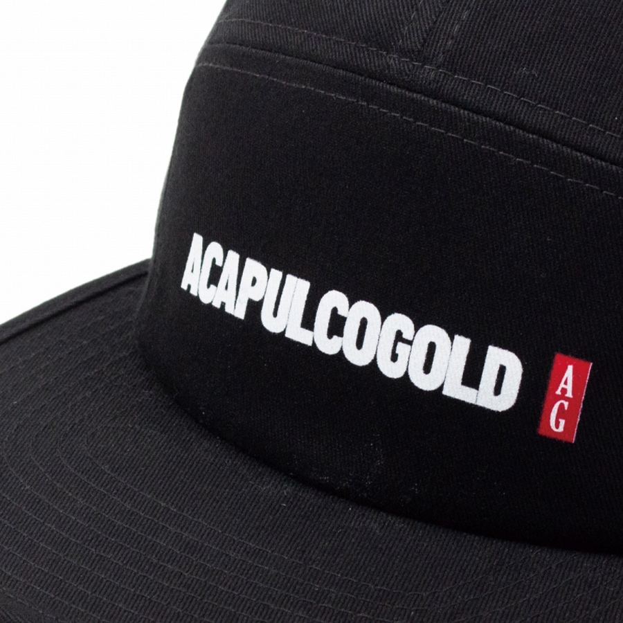 ACAPULCO GOLD : BLACK LABEL LOGO CAMP CAP