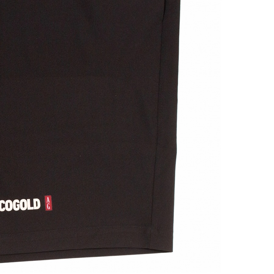 ACAPULCO GOLD : BLACK LABEL LOGO ACTIVE SHORTS
