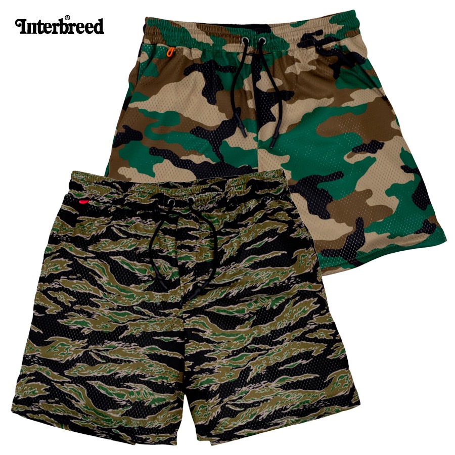 INTERBREED : Airy Training Mesh Shorts