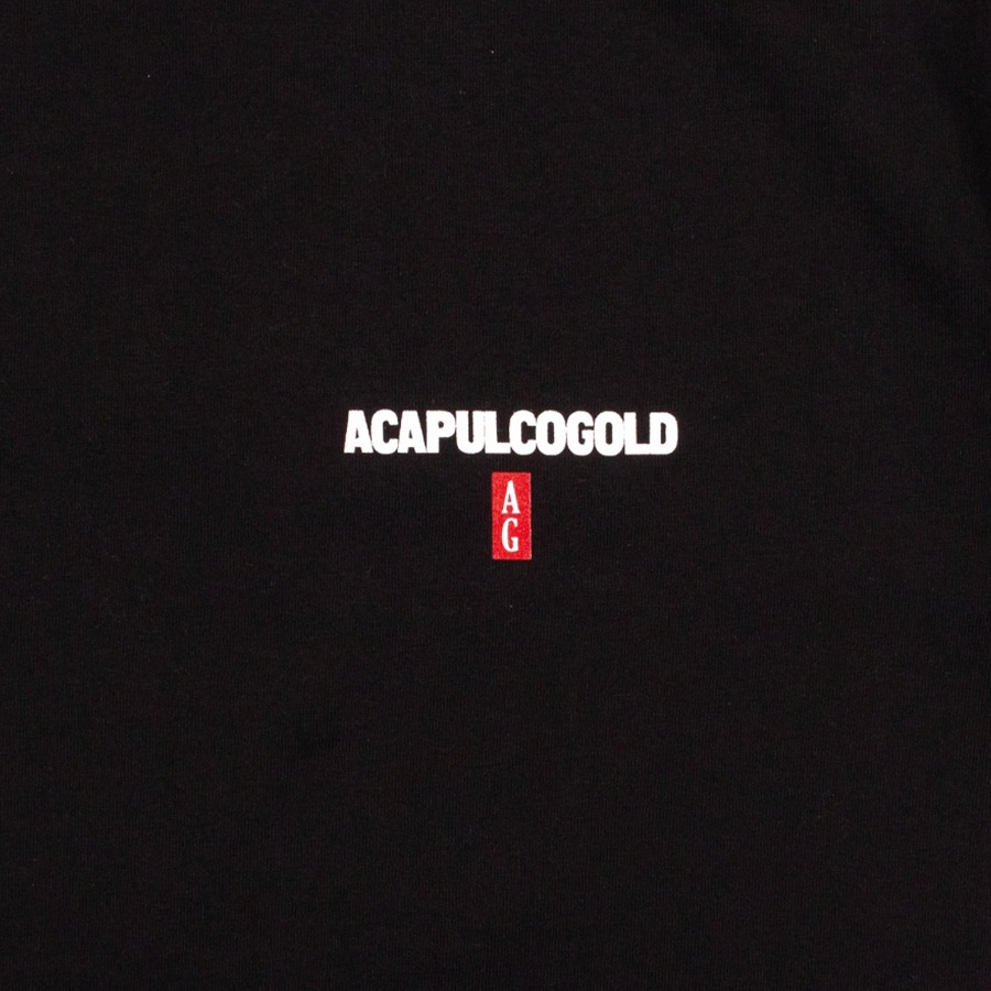 ACAPULCO GOLD : BLACK LABEL LOGO TEE
