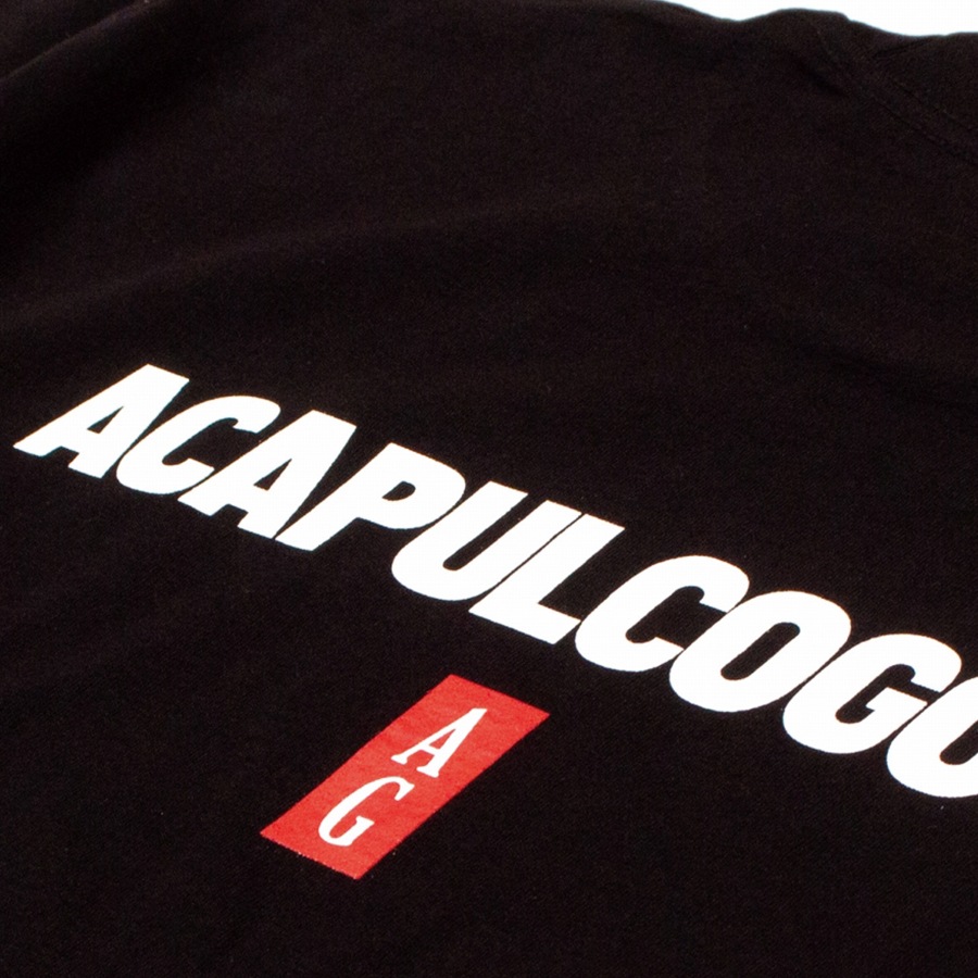 ACAPULCO GOLD : BLACK LABEL LOGO TEE