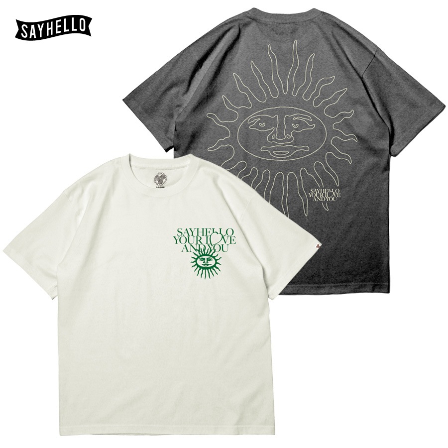SAYHELLO : Pigment Sun Rise Tee