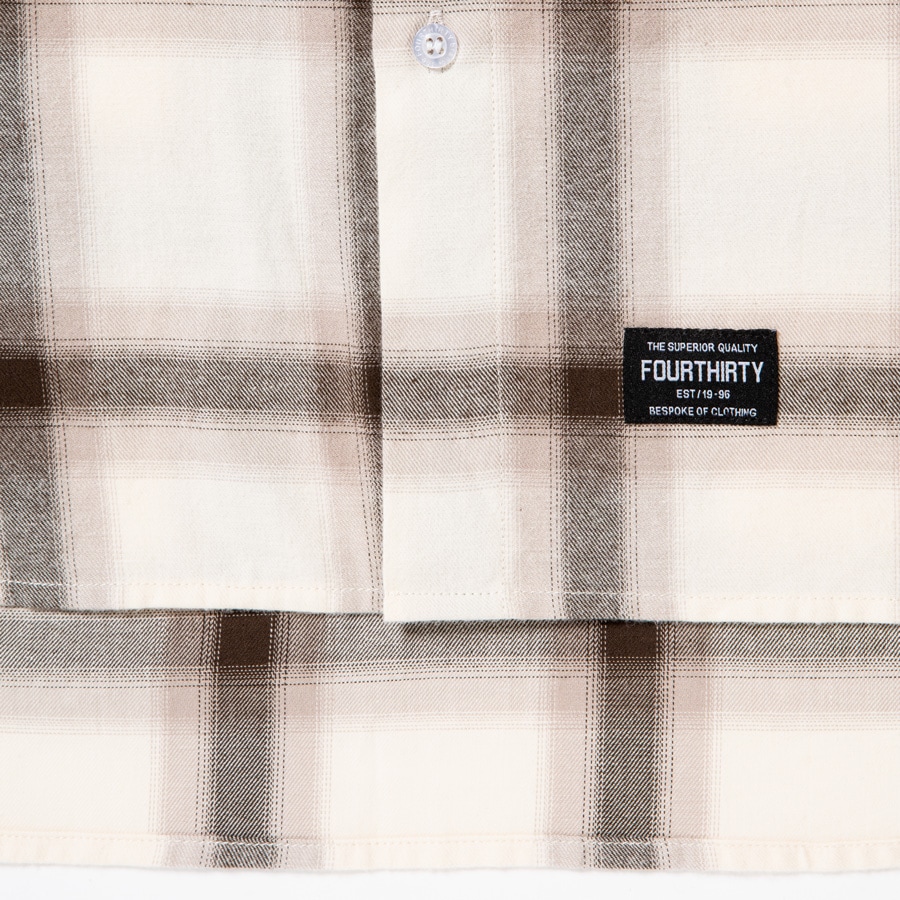 430 : L/S OMBRE CHECK SHIRT