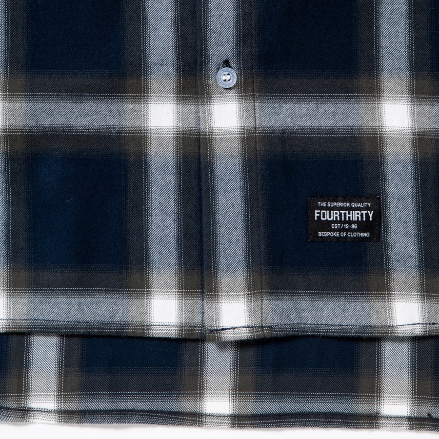 430 : L/S OMBRE CHECK SHIRT