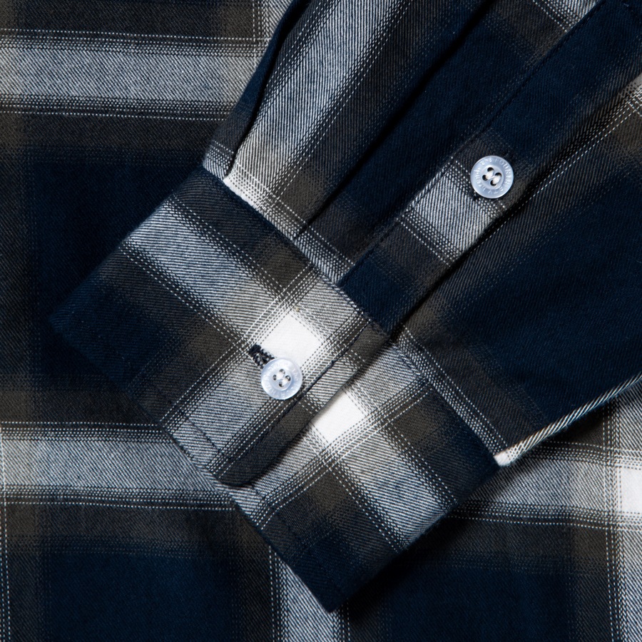 430 : L/S OMBRE CHECK SHIRT