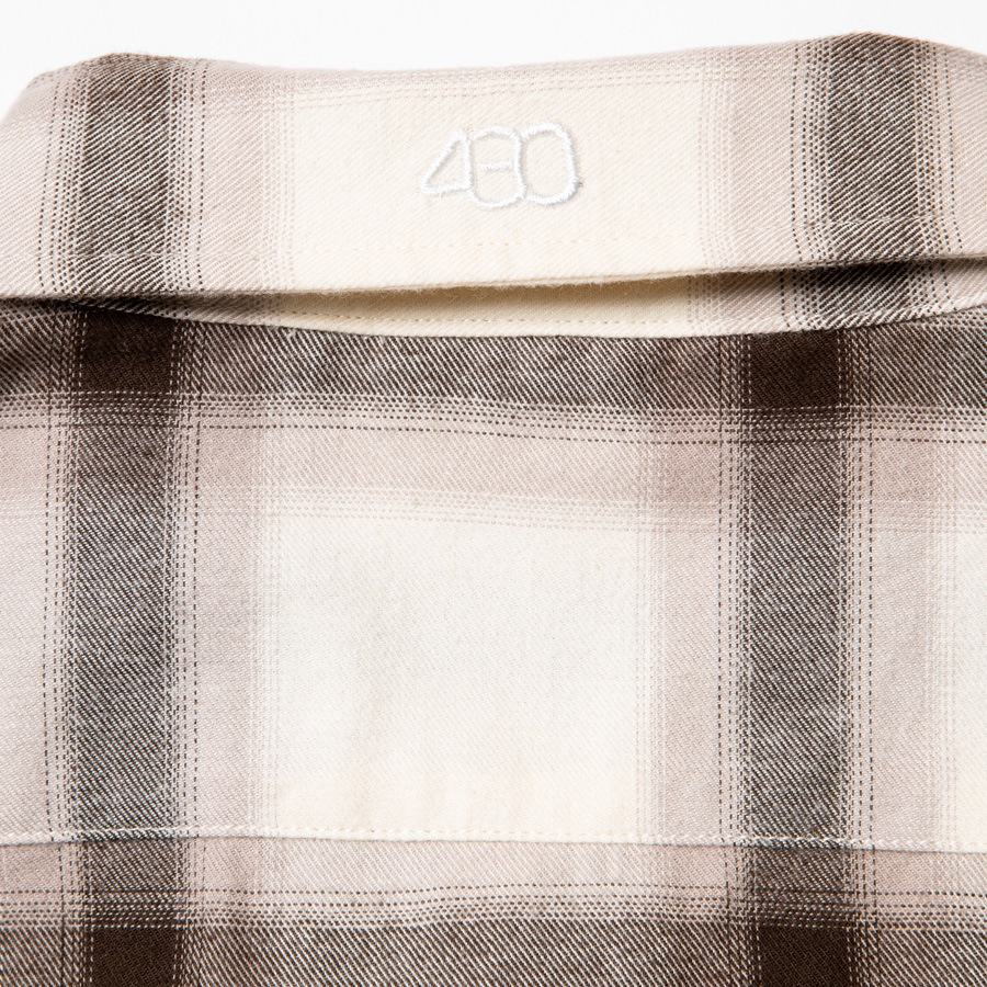 430 : L/S OMBRE CHECK SHIRT