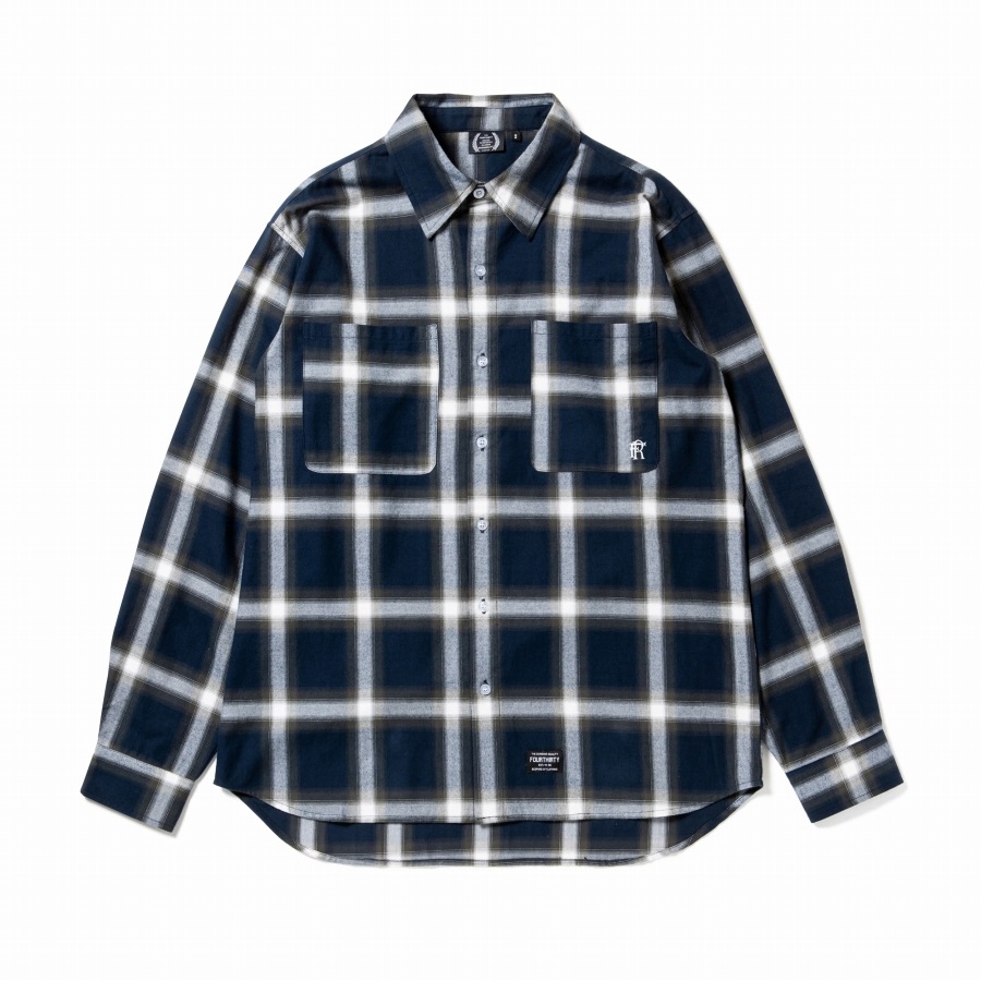 430 : L/S OMBRE CHECK SHIRT