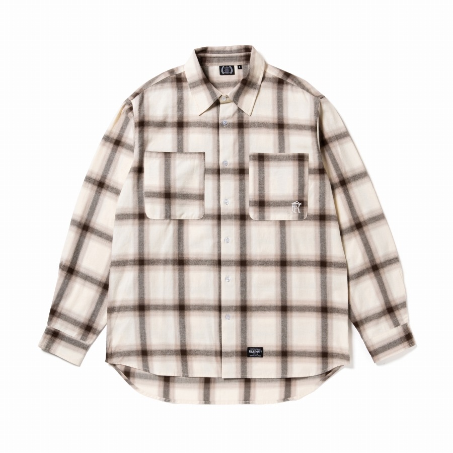 430 : L/S OMBRE CHECK SHIRT
