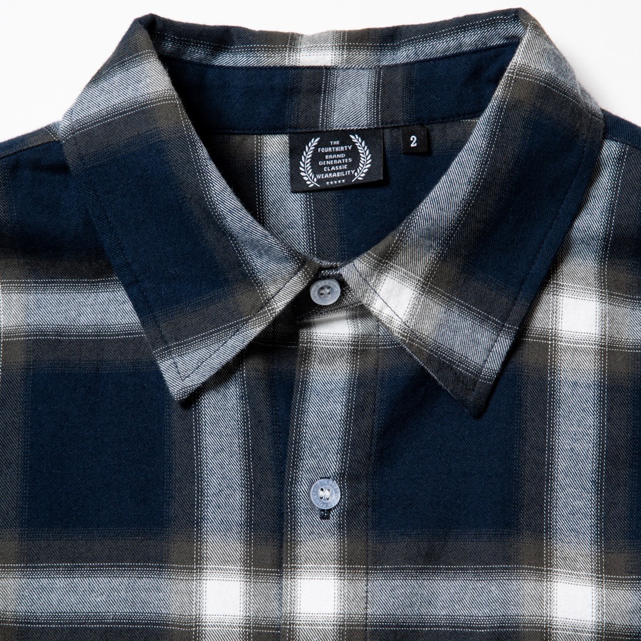 430 : L/S OMBRE CHECK SHIRT