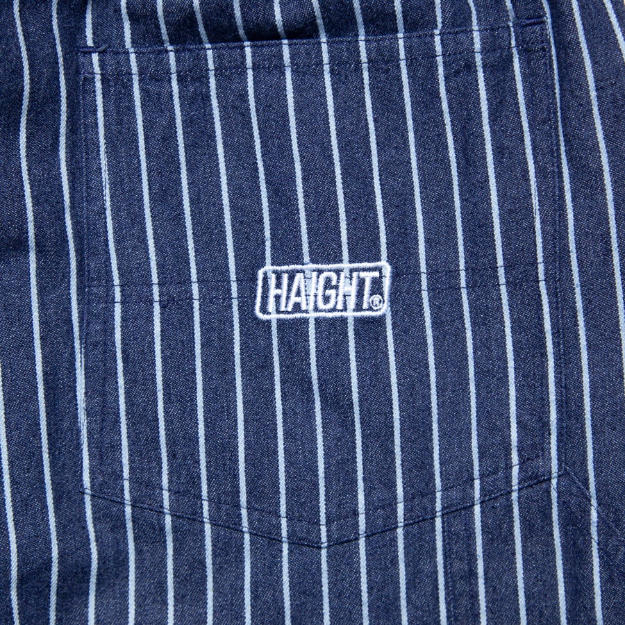HAIGHT : STRIPE DENIM PAINTER PANTS