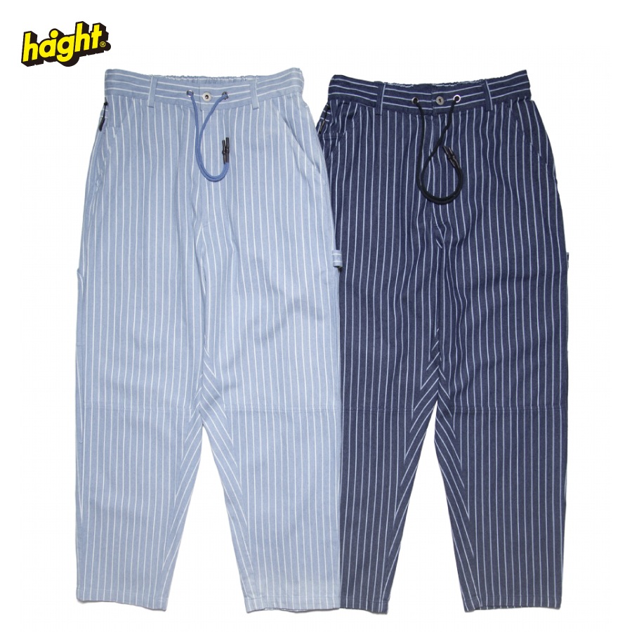 HAIGHT : STRIPE DENIM PAINTER PANTS