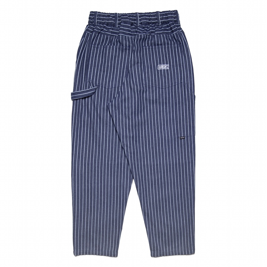 HAIGHT : STRIPE DENIM PAINTER PANTS