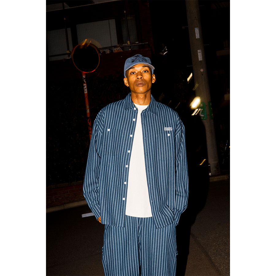 HAIGHT : STRIPE DENIM SHIRT