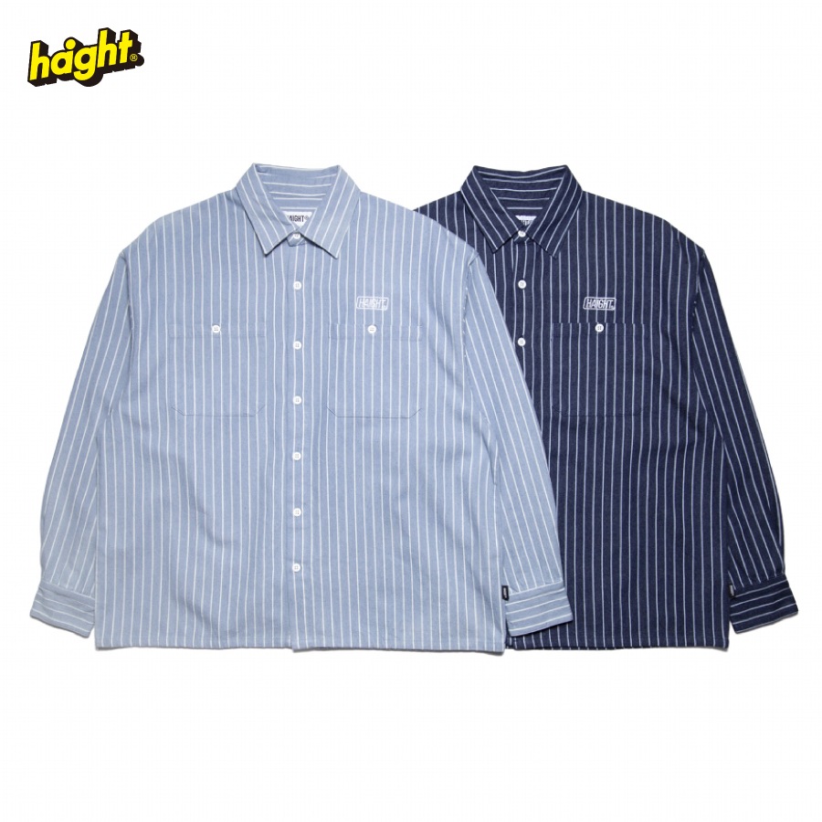 HAIGHT : STRIPE DENIM SHIRT