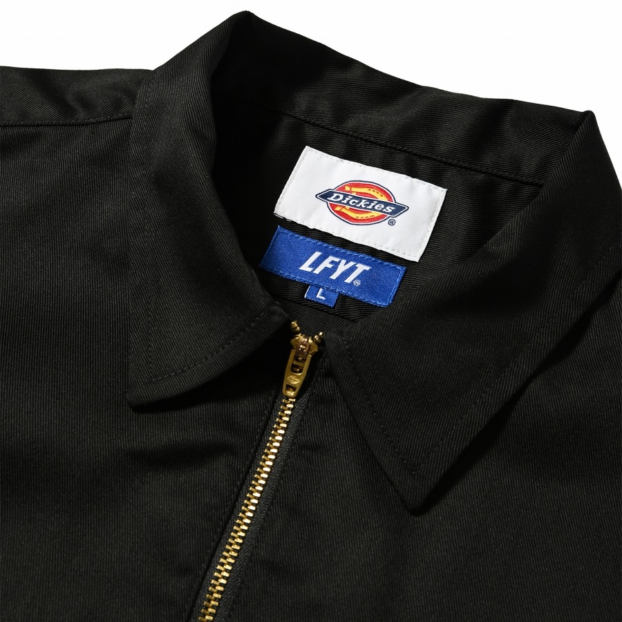 LFYT : DICKIES × LFYT HALF ZIP WORK SHIRT
