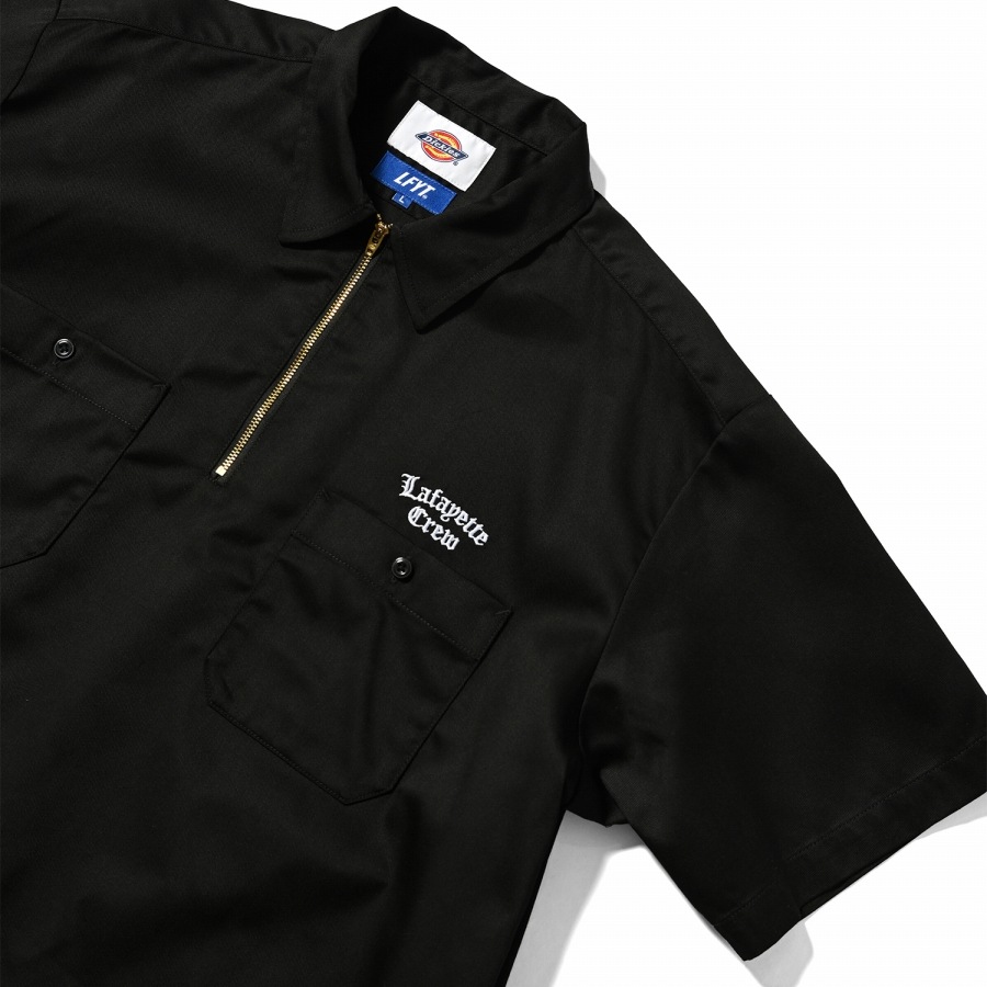 LFYT : DICKIES × LFYT HALF ZIP WORK SHIRT
